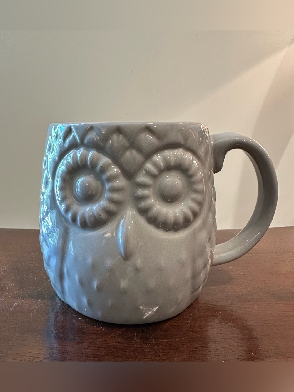 Ceramic owl mug • coffee cup